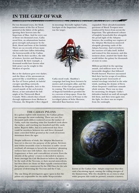 The Lion of Cadia Chapter 1 .